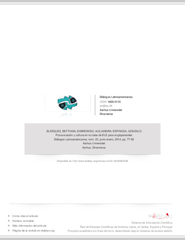 BLÁZQUEZ et al. - 2014 - Pronunciación y cultura en la clase de ELE para an.pdf
