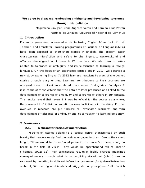 Zinkgraf et al. - 2012 - We agree to disagree embracing ambiguity and deve.pdf