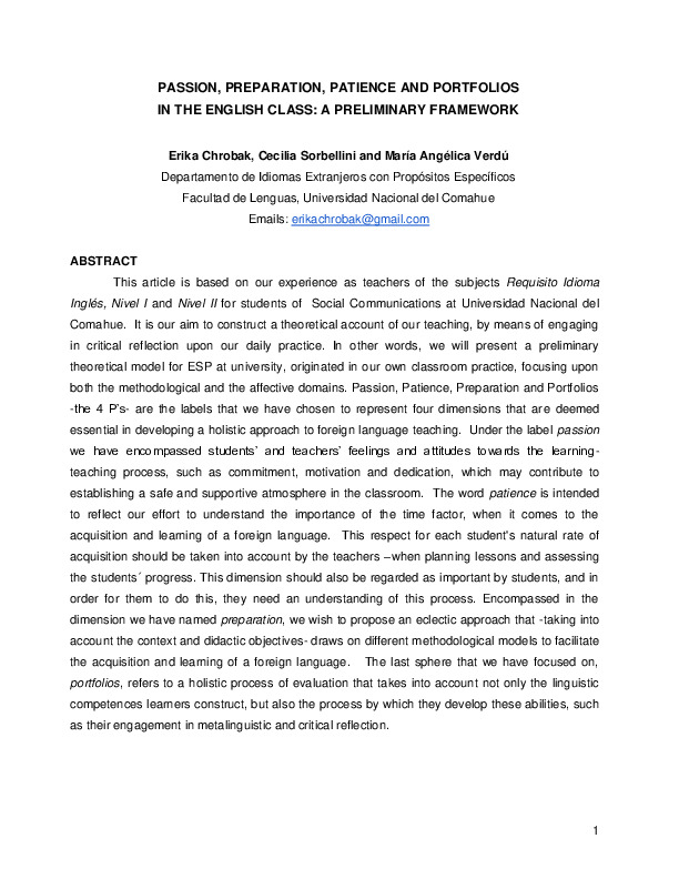 Chrobak, Sorbellini, Verdú 2012 PASSION, PREPARATION, PATIENCE .pdf