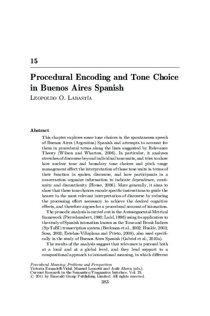 Labastía - 2011 - Procedural Encoding and Tone Choice in Buenos Aire.pdf