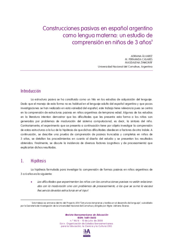 Álvarez et al. - 2008 - Construcciones pasivas en español argentino como l.pdf