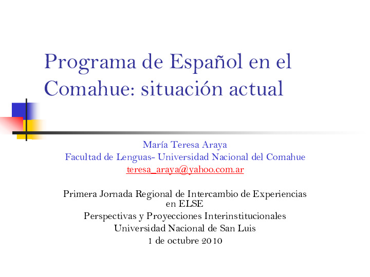 Araya_Programa de Español en el Comahue.pdf