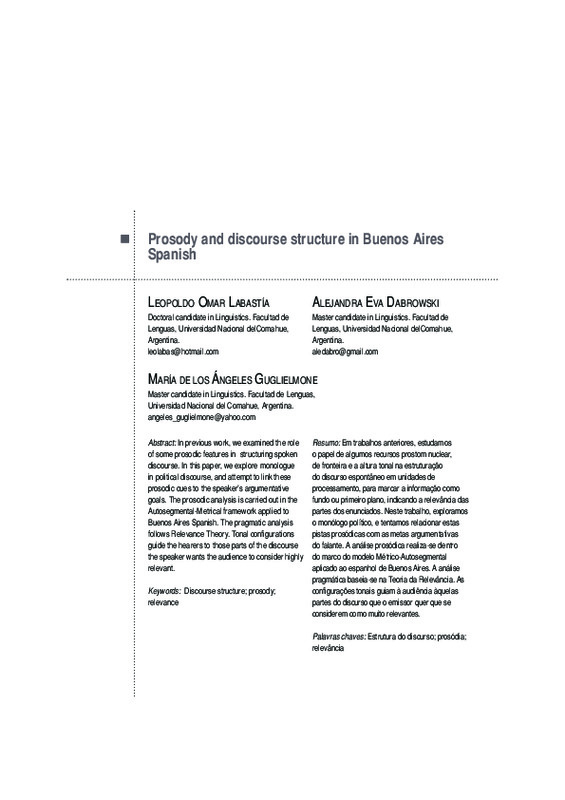 Labastía et al. - 2013 - Prosody and discourse structure in Buenos Aires Sp.pdf
