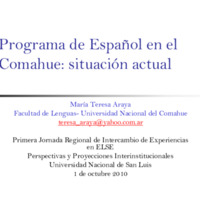 Araya_Programa de Español en el Comahue.pdf