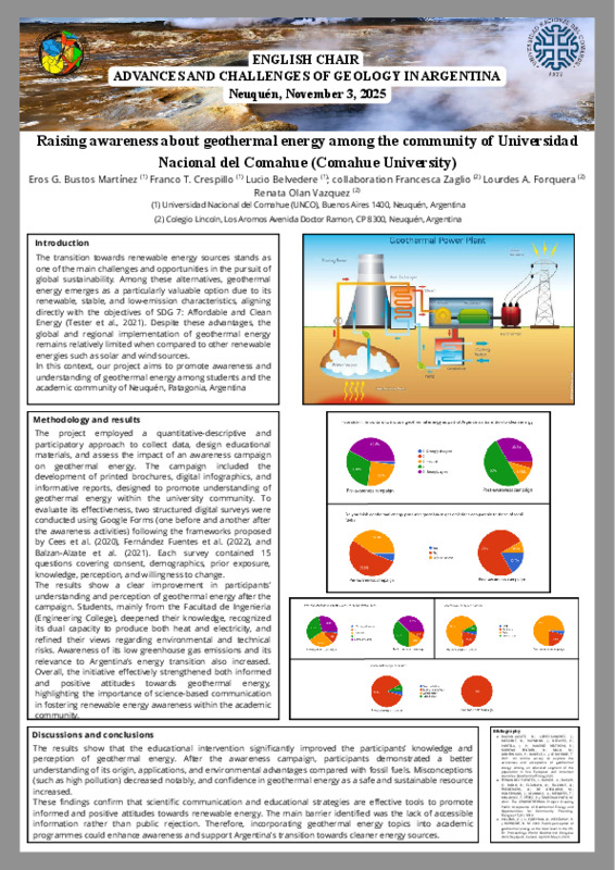 Raising awareness about geothermal energy among the community of National University of Comahue.pdf